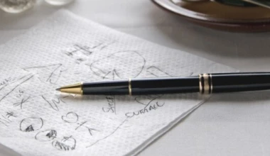 Contract op servetje